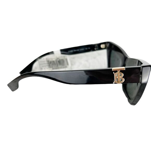 Burberry NEW Black Cat Eye BE4405 Grey Lense Chunky Designer - Picture 5 of 13